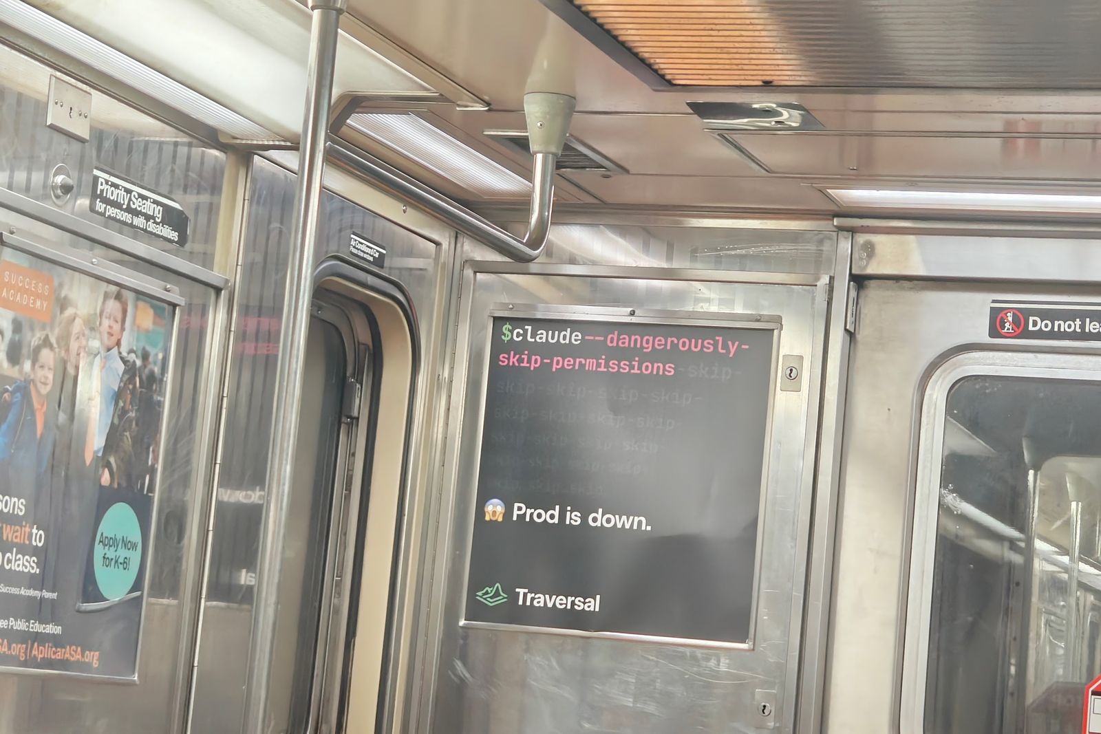 Riding the NYC subway