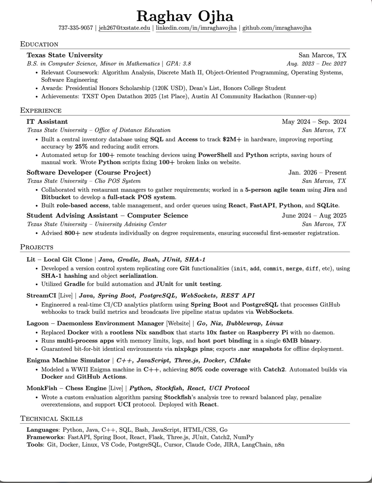 Resume Preview